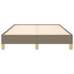 Casa si Gradina - Mobilier - Paturi si accesorii - Paturi - Cadru de pat, gri taupe, 120x190 cm, material textil - Infinity.ro