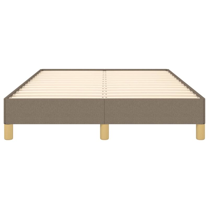 Casa si Gradina - Mobilier - Paturi si accesorii - Paturi - Cadru de pat, gri taupe, 120x190 cm, material textil - Infinity.ro