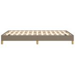 Casa si Gradina - Mobilier - Paturi si accesorii - Paturi - Cadru de pat, gri taupe, 120x190 cm, material textil - Infinity.ro
