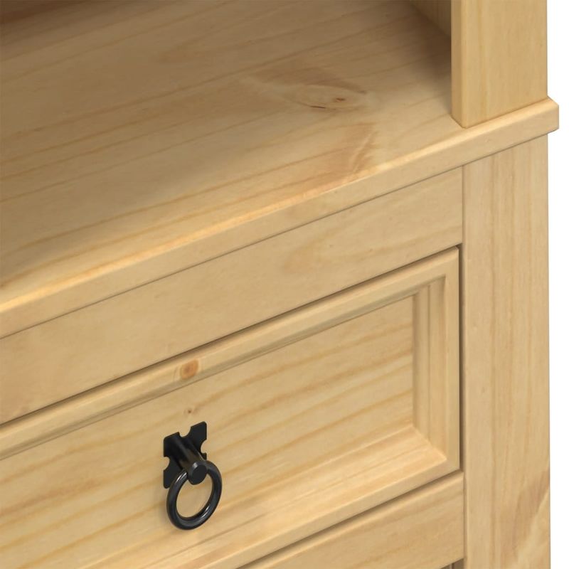 Casa si Gradina - Mobilier - Biblioteci si rafturi - Rafturi - Raft pentru vin „Corona” 56x35x120 cm, lemn masiv de pin - Infinity.ro