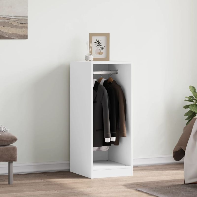 Casa si Gradina - Mobilier - Dulapuri si sifoniere - Dulapuri - Dulap, alb, 48x41x102 cm, lemn prelucrat, model cu tijă - Infinity.ro