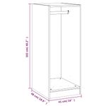 Casa si Gradina - Mobilier - Dulapuri si sifoniere - Dulapuri - Dulap, alb, 48x41x102 cm, lemn prelucrat, model cu tijă - Infinity.ro