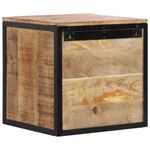 Casa si Gradina - Mobilier - Comode si corpuri - Noptiere - Noptiera, 40x35x40 cm, lemn masiv de mango - Infinity.ro