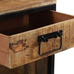 Casa si Gradina - Mobilier - Comode si corpuri - Noptiere - Noptiera, 40x35x40 cm, lemn masiv de mango - Infinity.ro