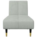 Casa si Gradina - Mobilier - Seturi de mobilier - Seturi living - Set canapea, 2 piese, gri deschis, catifea - Infinity.ro