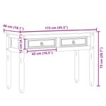 Casa si Gradina - Mobilier - Comode si corpuri - Console - Masuta consola "Corona", 115x46x73 cm, lemn masiv de pin - Infinity.ro
