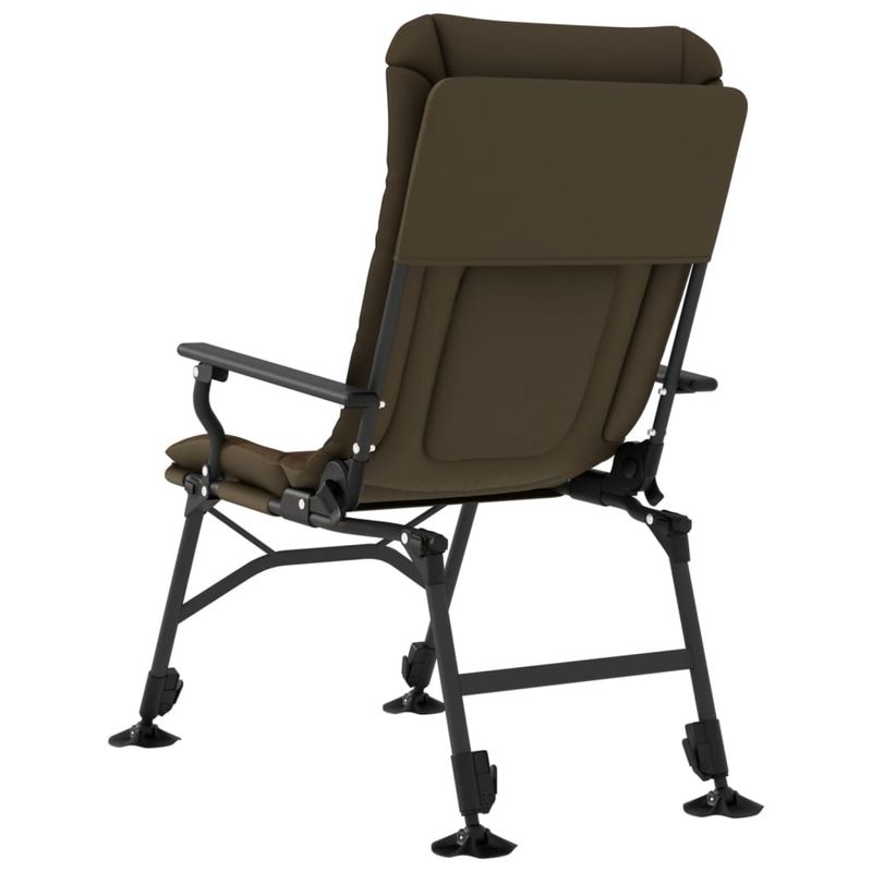 Casa si Gradina - Gradina si terasa - Mobilier exterior - Scaune si sezlonguri gradina - Scaun de pescuit cu cotiera, pliabil, gri taupe - Infinity.ro