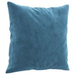 Casa si Gradina - Mobilier - Seturi de mobilier - Seturi living - Set de canapele cu perne, 3 piese, albastru, catifea - Infinity.ro