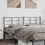 Casa si Gradina - Mobilier - Paturi si accesorii - Accesorii paturi - Tablie de pat metalica, negru, 193 cm - Infinity.ro