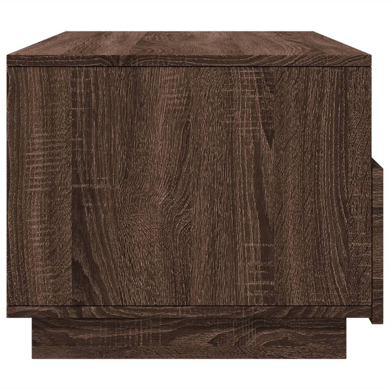 Casa si Gradina - Mobilier - Mese si birouri - Masute de cafea - Masuta de cafea cu lumini LED, stejar maro, 90x49x40 cm - Infinity.ro