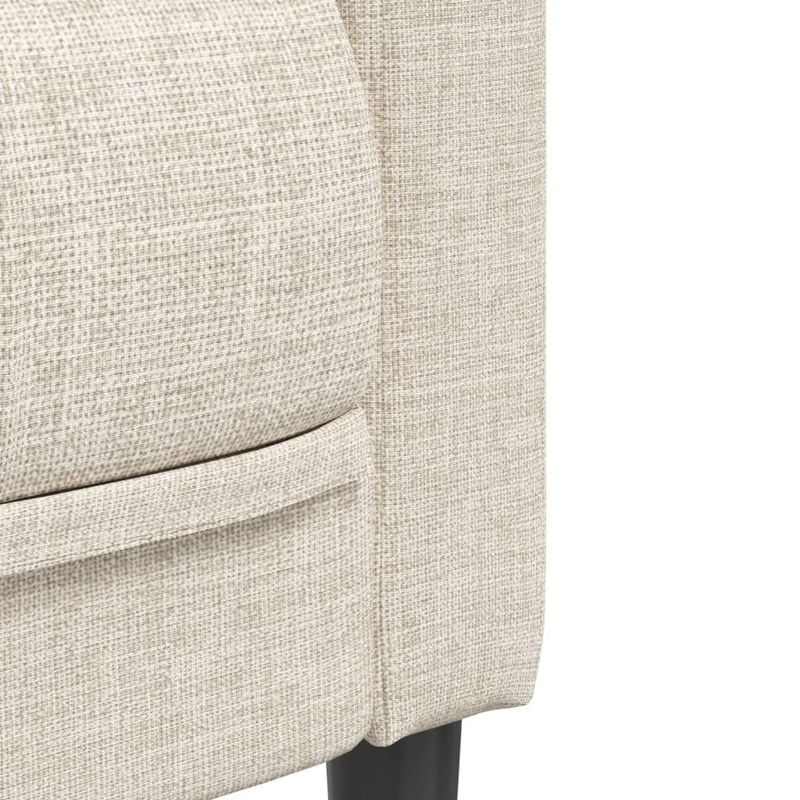 Casa si Gradina - Mobilier - Canapele si coltare - Canapele - Canapea cu 2 locuri, crem, material textil - Infinity.ro