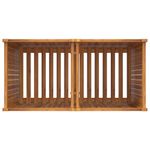 Casa si Gradina - Gradinarit si plante - Plante si ghivece - Ghivece si suporturi - Jardiniera de gradina cu captuseala, 100x50x100 cm, lemn acacia - Infinity.ro