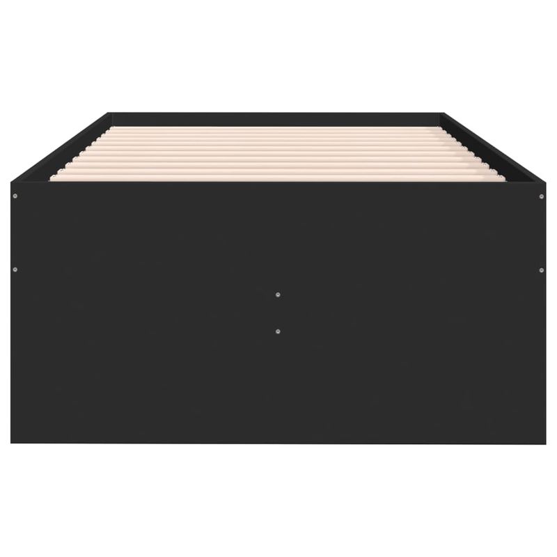 Casa si Gradina - Mobilier - Paturi si accesorii - Paturi - Cadru pat de zi cu sertare, negru, 90x200 cm, lemn prelucrat - Infinity.ro