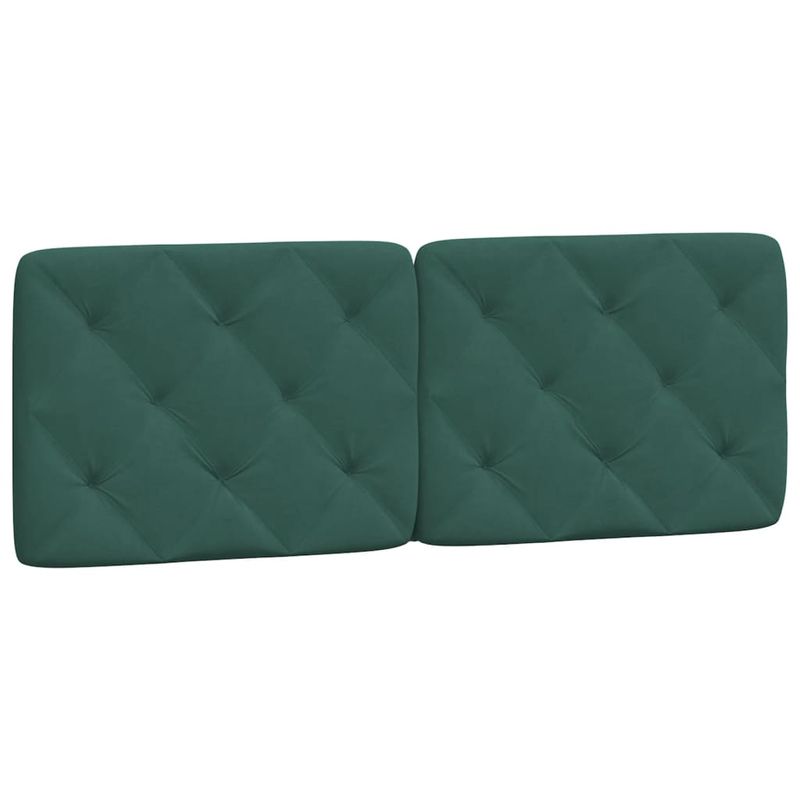Casa si Gradina - Mobilier - Paturi si accesorii - Paturi - Cadru de pat cu lumini LED, verde inchis, 140x200 cm, catifea - Infinity.ro