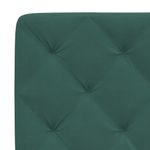 Casa si Gradina - Mobilier - Paturi si accesorii - Paturi - Cadru de pat cu lumini LED, verde inchis, 140x200 cm, catifea - Infinity.ro