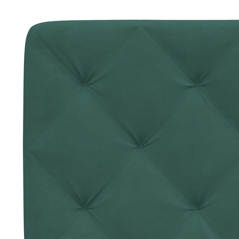 Casa si Gradina - Mobilier - Paturi si accesorii - Paturi - Cadru de pat cu lumini LED, verde inchis, 140x200 cm, catifea - Infinity.ro