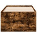 Casa si Gradina - Mobilier - Paturi si accesorii - Paturi - Cadru pat cu sertare stejar fumuriu 90x190 cm lemn prelucrat - Infinity.ro