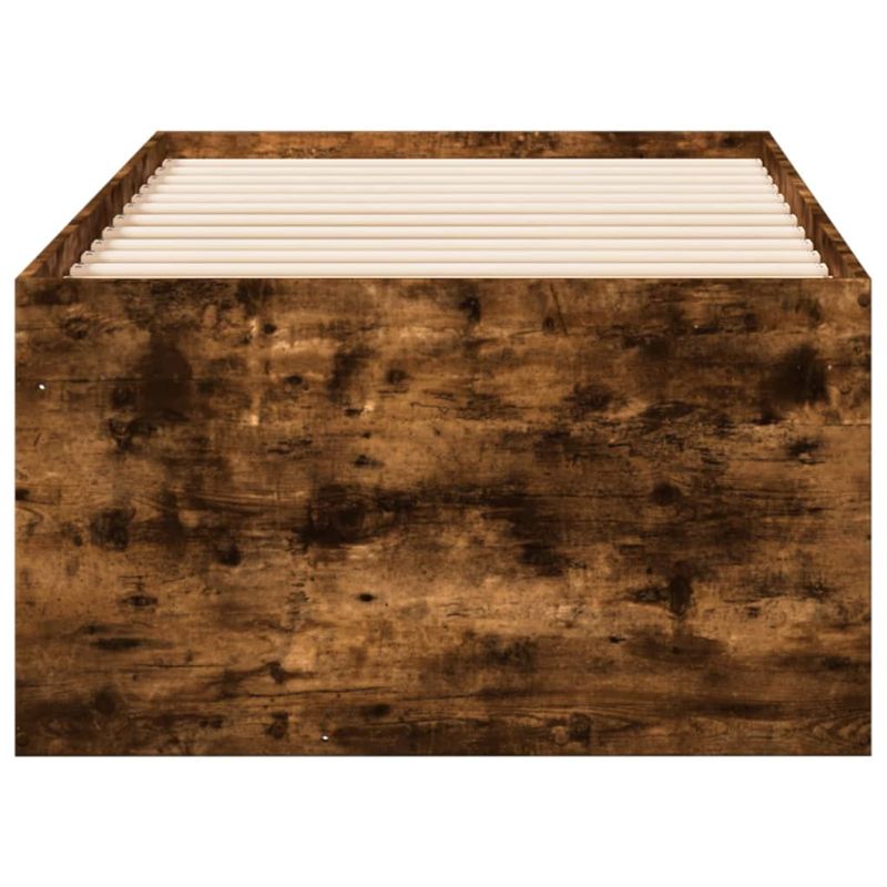 Casa si Gradina - Mobilier - Paturi si accesorii - Paturi - Cadru pat cu sertare stejar fumuriu 90x190 cm lemn prelucrat - Infinity.ro