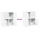 Casa si Gradina - Mobilier - Comode si corpuri - Comode - Dulap, alb, 60x31x70 cm, lemn prelucrat - Infinity.ro