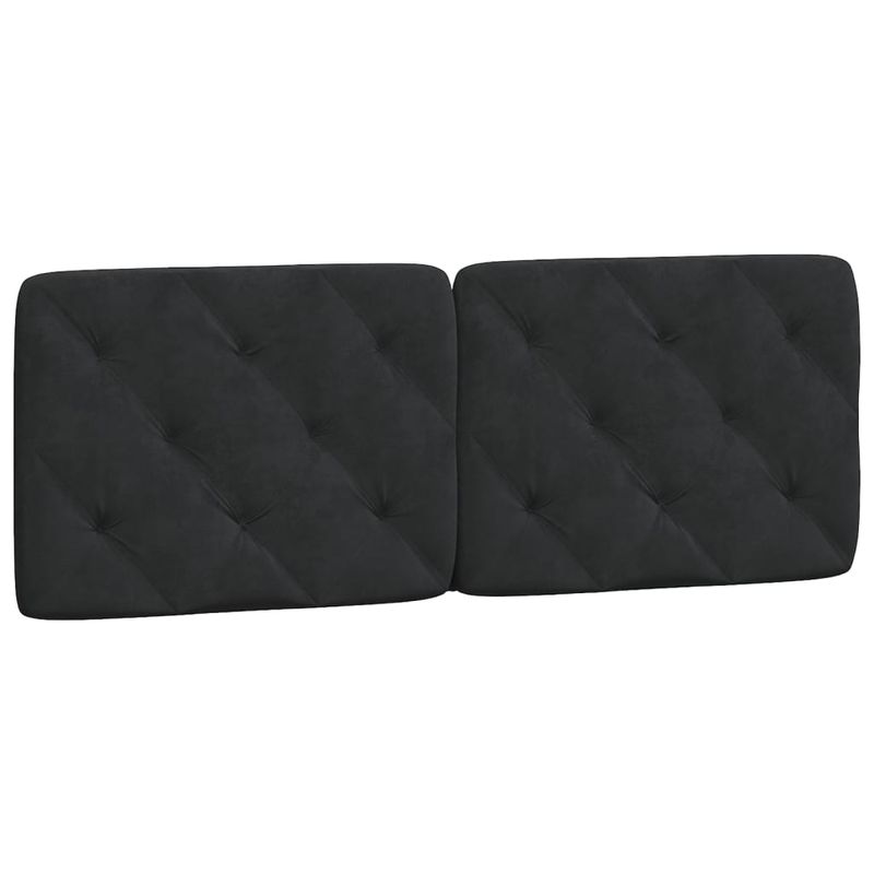 Casa si Gradina - Mobilier - Paturi si accesorii - Paturi - Cadru de pat cu tablie, negru, 120x200 cm, catifea - Infinity.ro