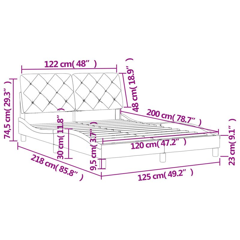 Casa si Gradina - Mobilier - Paturi si accesorii - Paturi - Cadru de pat cu tablie, negru, 120x200 cm, catifea - Infinity.ro