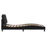 Casa si Gradina - Mobilier - Paturi si accesorii - Paturi - Cadru de pat cu tablie, negru, 100x200 cm, catifea - Infinity.ro