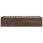 Casa si Gradina - Mobilier - Paturi si accesorii - Paturi - Cadru pat de zi cu sertare stejar maro 90x200 cm lemn prelucrat - Infinity.ro