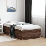 Casa si Gradina - Mobilier - Paturi si accesorii - Paturi - Cadru de pat, stejar maro, 90x190 cm, lemn prelucrat - Infinity.ro