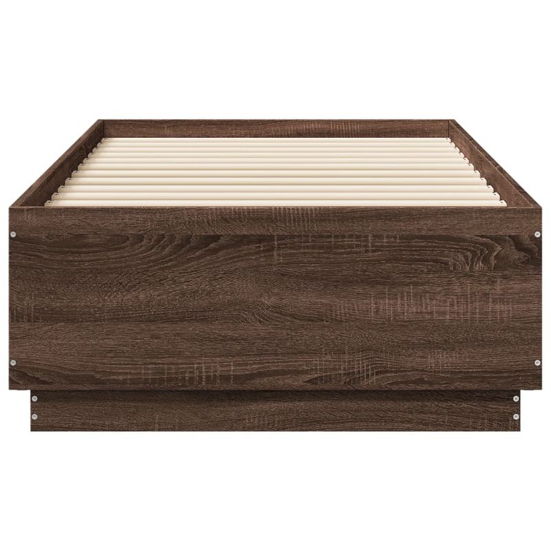Casa si Gradina - Mobilier - Paturi si accesorii - Paturi - Cadru de pat, stejar maro, 90x190 cm, lemn prelucrat - Infinity.ro