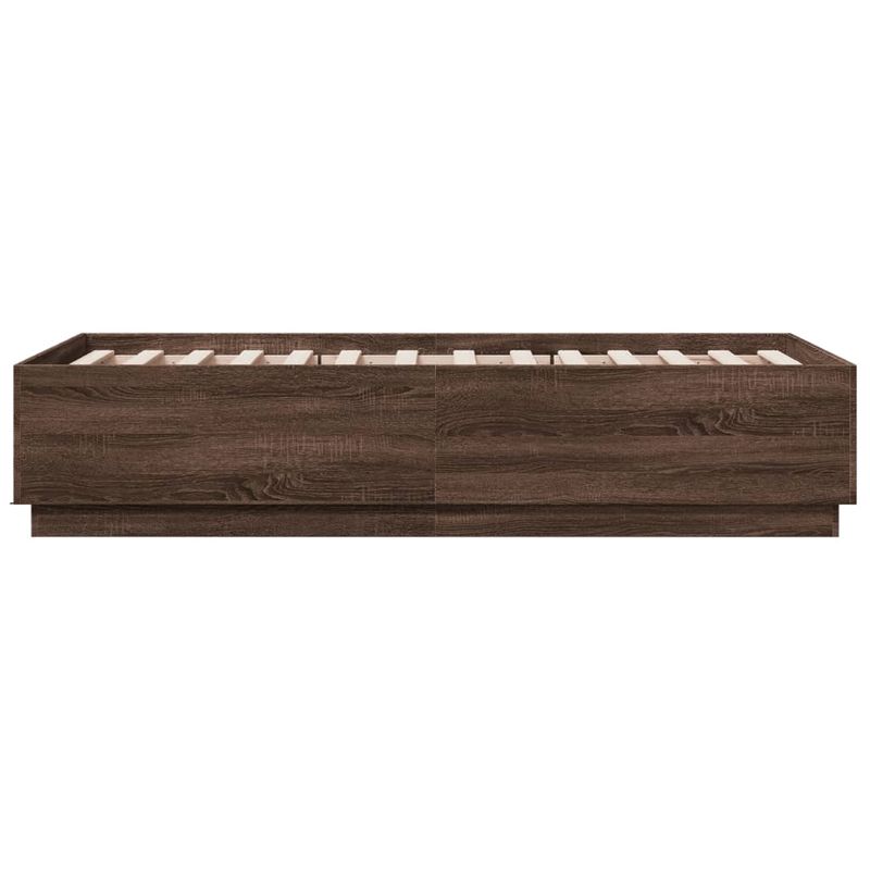 Casa si Gradina - Mobilier - Paturi si accesorii - Paturi - Cadru de pat, stejar maro, 90x190 cm, lemn prelucrat - Infinity.ro