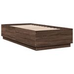 Casa si Gradina - Mobilier - Paturi si accesorii - Paturi - Cadru de pat, stejar maro, 90x190 cm, lemn prelucrat - Infinity.ro