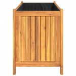 Casa si Gradina - Gradinarit si plante - Plante si ghivece - Ghivece si suporturi - Jardiniera de gradina cu captuseala, 99,5x38x50 cm, lemn acacia - Infinity.ro