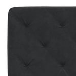 Casa si Gradina - Mobilier - Paturi si accesorii - Paturi - Cadru de pat cu tablie, negru, 80x200 cm, catifea - Infinity.ro