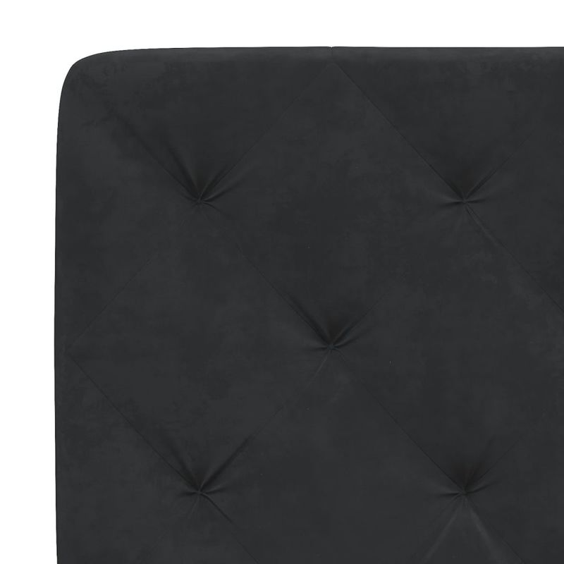 Casa si Gradina - Mobilier - Paturi si accesorii - Paturi - Cadru de pat cu tablie, negru, 80x200 cm, catifea - Infinity.ro