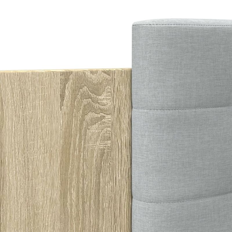 Casa si Gradina - Mobilier - Paturi si accesorii - Paturi - Cadru de pat cu tablie stejar sonoma 140x190 cm lemn prelucrat - Infinity.ro