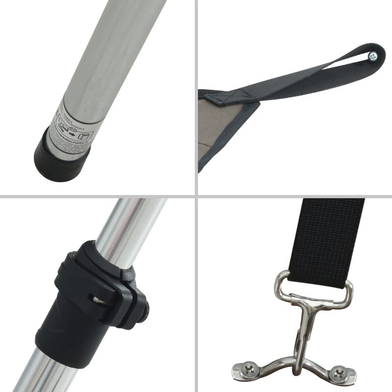 Auto si Moto - Ambarcatiuni - Accesorii ambarcatiuni - Extensie parasolar T-Top, antracit, 174x205x(115-194) cm - Infinity.ro