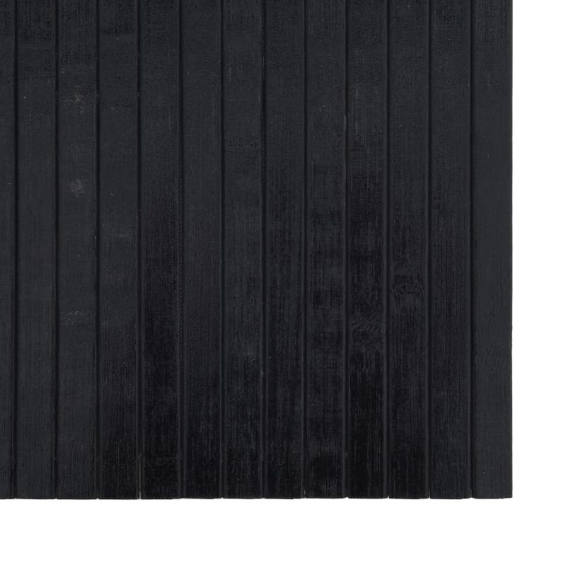 Casa si Gradina - Textile si covoare - Covoare - Covoare casa - Covor dreptunghiular, negru, 100x500 cm, bambus - Infinity.ro