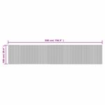 Casa si Gradina - Textile si covoare - Covoare - Covoare casa - Covor dreptunghiular, negru, 100x500 cm, bambus - Infinity.ro