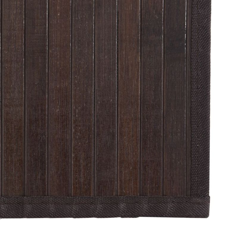 Casa si Gradina - Textile si covoare - Covoare - Covoare casa - Covor dreptunghiular, maro inchis, 100x400 cm, bambus - Infinity.ro