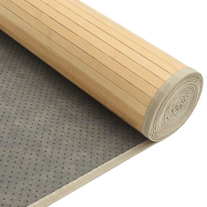 Casa si Gradina - Textile si covoare - Covoare - Covoare casa - Covor dreptunghiular, natural deschis, 80x1000 cm, bambus - Infinity.ro