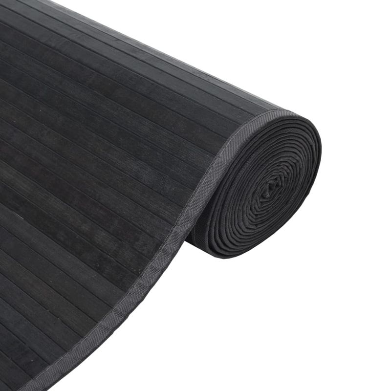Casa si Gradina - Textile si covoare - Covoare - Covoare casa - Covor dreptunghiular, gri, 100x200 cm, bambus - Infinity.ro