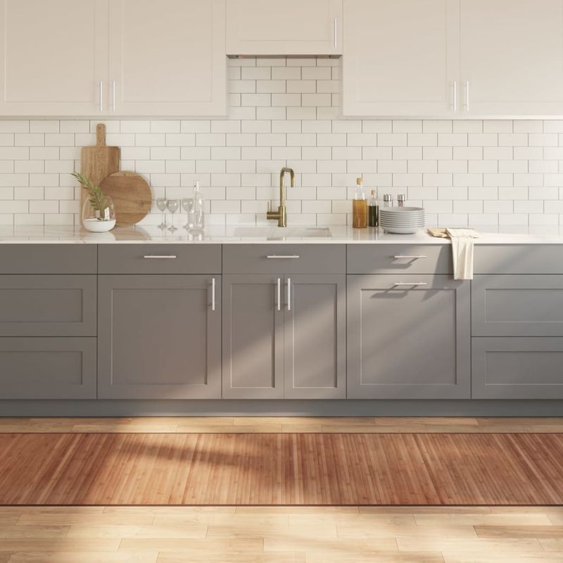 Casa si Gradina - Textile si covoare - Covoare - Covoare casa - Covor dreptunghiular, natural, 80x400 cm, bambus - Infinity.ro