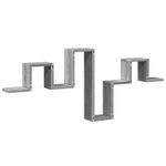 Casa si Gradina - Mobilier - Biblioteci si rafturi - Rafturi - Raft de perete, gri sonoma, 104,5x10x43 cm, lemn prelucrat - Infinity.ro