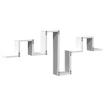 Casa si Gradina - Mobilier - Biblioteci si rafturi - Rafturi - Raft de perete, alb, 104,5x10x43 cm, lemn prelucrat - Infinity.ro