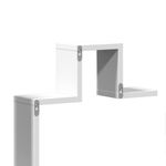 Casa si Gradina - Mobilier - Biblioteci si rafturi - Rafturi - Raft de perete, alb, 104,5x10x43 cm, lemn prelucrat - Infinity.ro