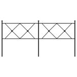 Casa si Gradina - Mobilier - Paturi si accesorii - Accesorii paturi - Tablie de pat metalica, negru, 180 cm - Infinity.ro