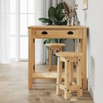 Casa si Gradina - Mobilier - Seturi de mobilier - Seturi bucatarie - Set mobilier de bar, 3 piese, lemn masiv de pin - Infinity.ro