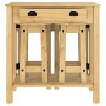 Casa si Gradina - Mobilier - Seturi de mobilier - Seturi bucatarie - Set mobilier de bar, 3 piese, lemn masiv de pin - Infinity.ro