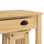 Casa si Gradina - Mobilier - Seturi de mobilier - Seturi bucatarie - Set mobilier de bar, 3 piese, lemn masiv de pin - Infinity.ro