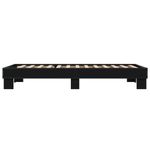 Casa si Gradina - Mobilier - Paturi si accesorii - Paturi - Cadru de pat, negru, 90x200 cm, lemn prelucrat si metal - Infinity.ro